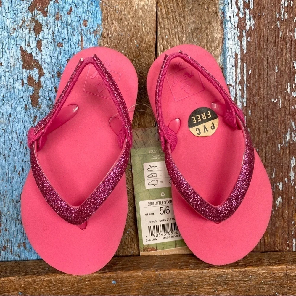 Reef Girls Little Stargazer Pink Sandal